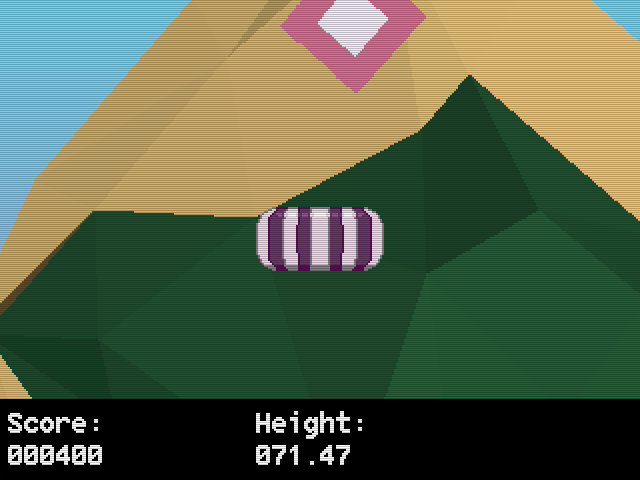 Game Screeshot - Player parachuting into an island